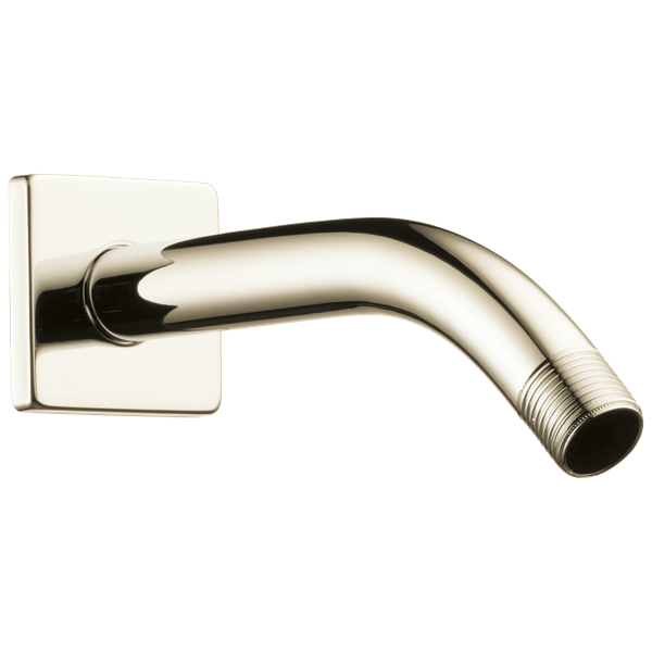 Brizo - Essential Shower 7 Inch Linear Square Wall Mount Shower Arm And Flange