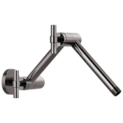 Brizo - Essential Shower Linear Round Jointed Wall Mount Shower Arm And Flange