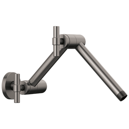 Brizo - Essential Shower Linear Round Jointed Wall Mount Shower Arm And Flange