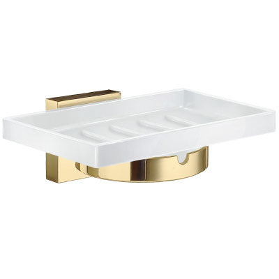 Smedbo - House Holder With Porcelain Soap Dish.