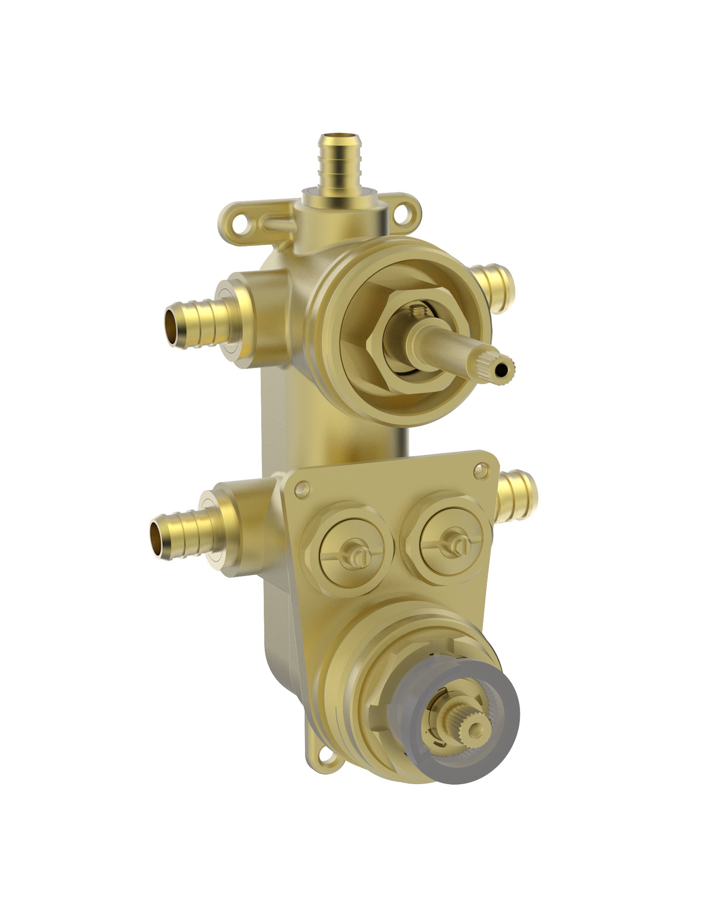 Baril - 3-way TP rough - PEX connections