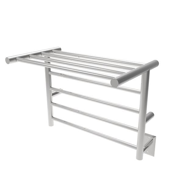 Amba - Radiant Shelf Hardwired + Plug-in Combo 8 Bar Towel Warmer
