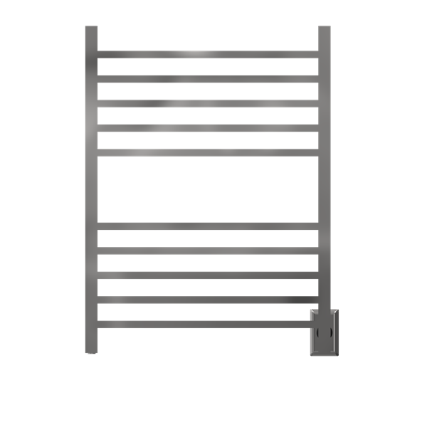 Amba - Radiant Square Hardwired + Plug-in Combo 10 Bar Towel Warmer