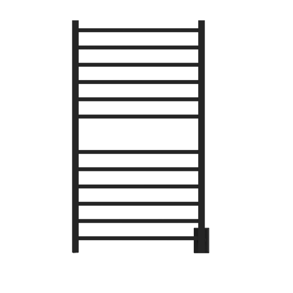 Amba - Radiant Large Square Hardwired + Plug-in Combo 12 Bar Towel Warmer