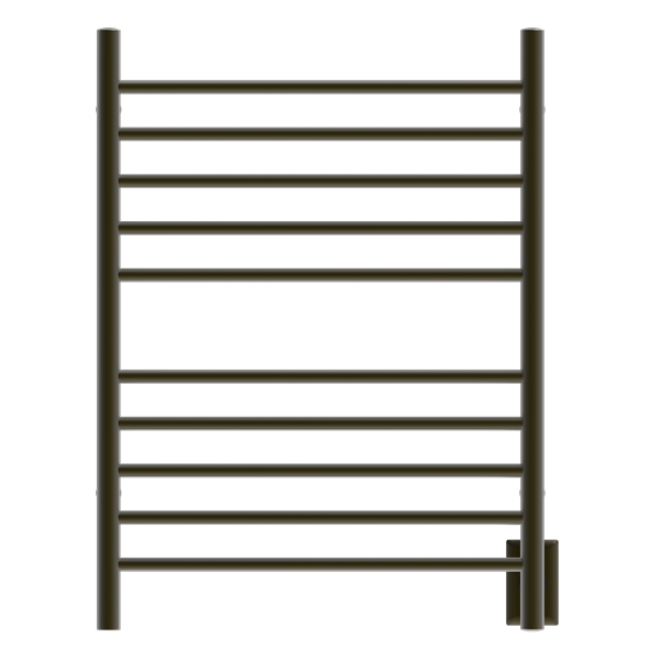 Amba - Radiant Hardwired + Plug-in Combo Straight 10 Bar Towel Warmer
