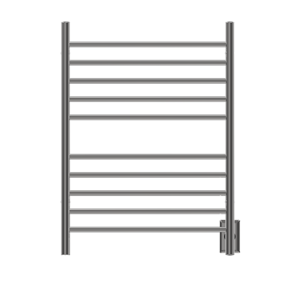 Amba - Radiant Hardwired + Plug-in Combo Straight 10 Bar Towel Warmer