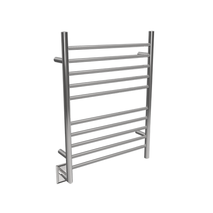 Amba - Radiant Hardwired + Plug-in Combo (Left Side) Straight 10 Bar Towel Warmer