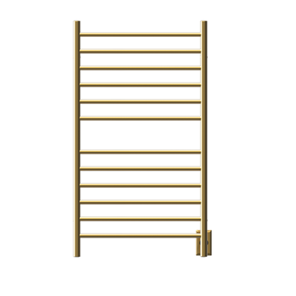 Amba - Radiant Large Hardwired + Plug-in Combo Straight 12 Bar Towel Warmer