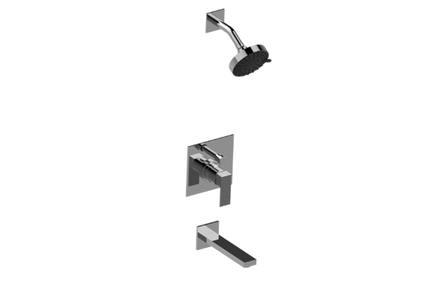 Graff - Incanto Pressure Balancing Shower System - Tub and Shower - Trim Only