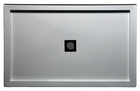 Americh - 42 x 34 Inch Double Threshold Designer Shower Base W/Square Drain