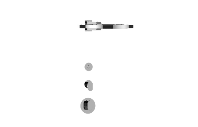 Graff - Ametis  M-Series Thermostatic Shower System - Ametis Ring - Trim Only