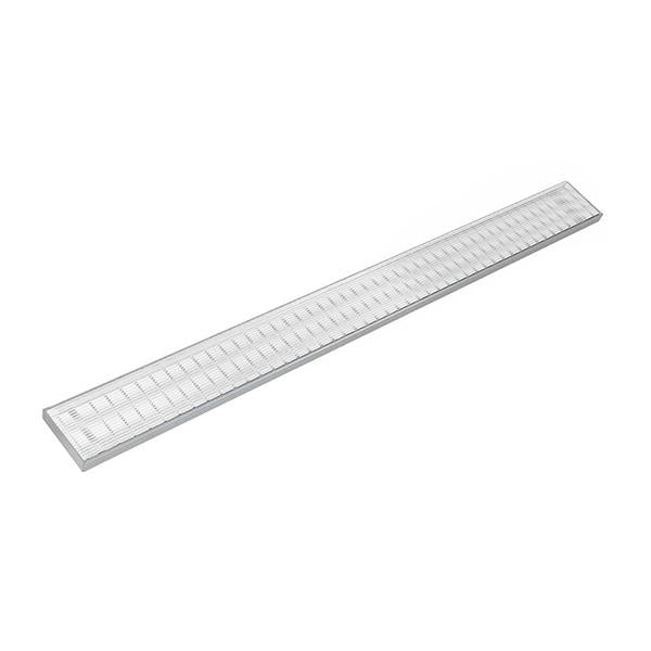 Infinity Drain - 96 Inch S-PVC Series Complete Kit with 4 Inch Wedge Wire Grate