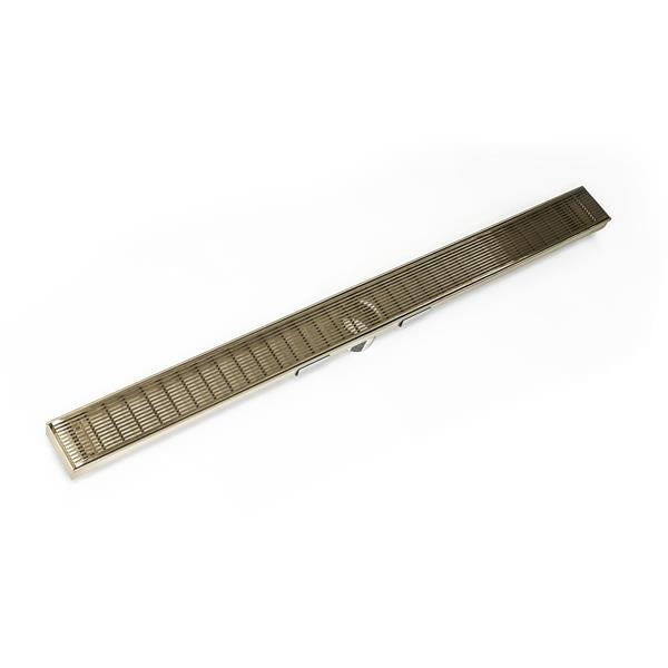 Infinity Drain - 60 Inch S-Stainless Steel Series Complete Kit
