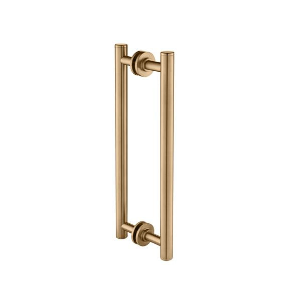 Flusso - 12 Inch Back-To-Back Shower Door Pull Handle