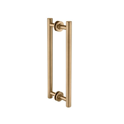 Flusso - 12 Inch Back-To-Back Shower Door Pull Handle