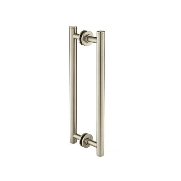 Flusso - 12 Inch Back-To-Back Shower Door Pull Handle