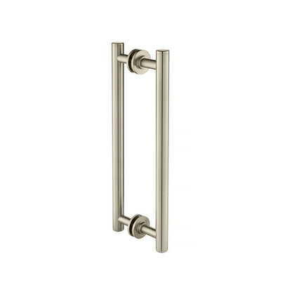 Flusso - 12 Inch Back-To-Back Shower Door Pull Handle