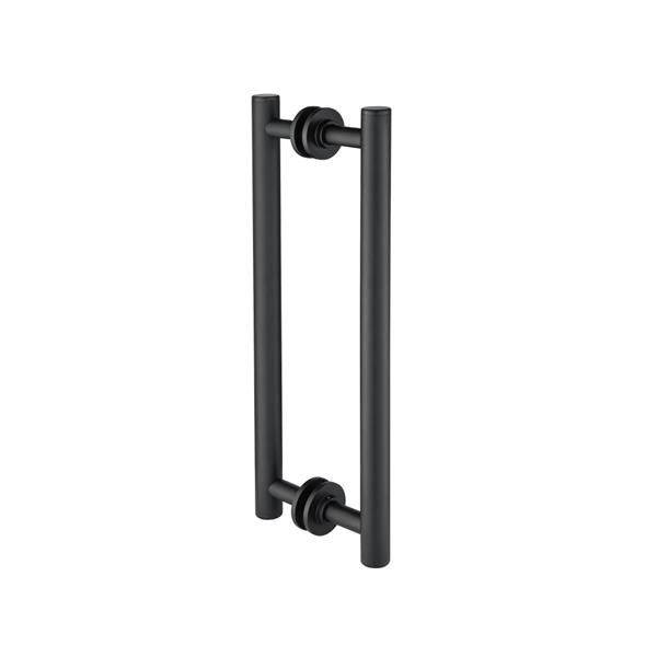 Flusso - 12 Inch Back-To-Back Shower Door Pull Handle