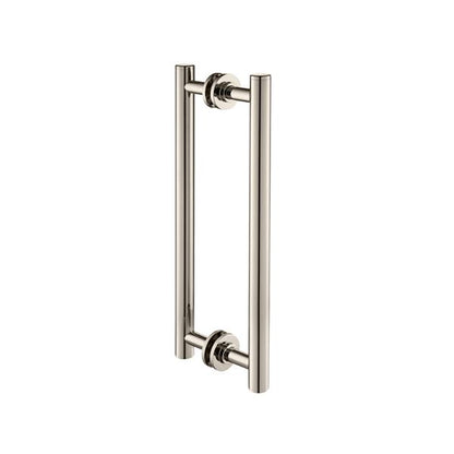 Flusso - 12 Inch Back-To-Back Shower Door Pull Handle