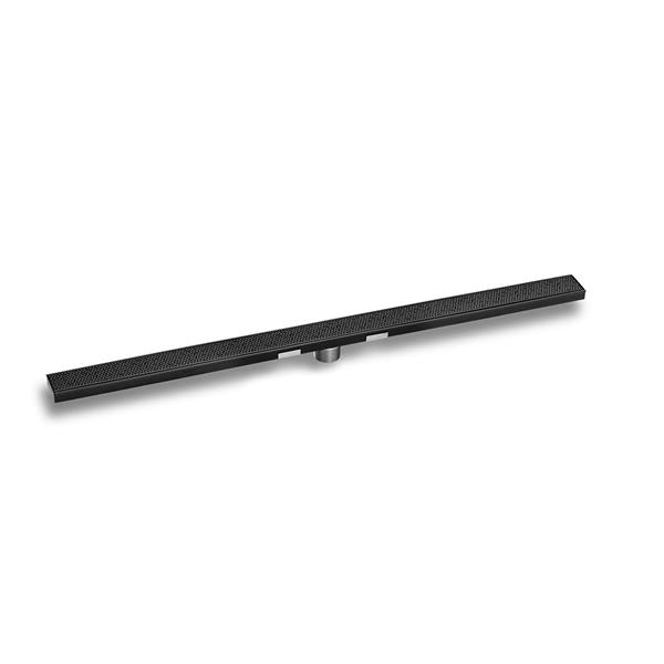 Infinity Drain - 72 Inch S-Stainless Steel Series Complete Kit with 2 1/2 Inch Adhesion Style Grate