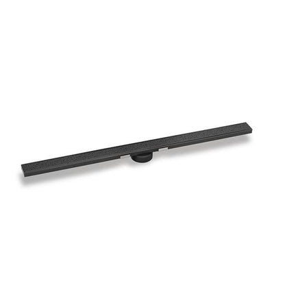 Infinity Drain - 60 Inch S-Stainless Steel Series High Flow Complete Kit with 2 1/2 Inch Adhesion Style Grate