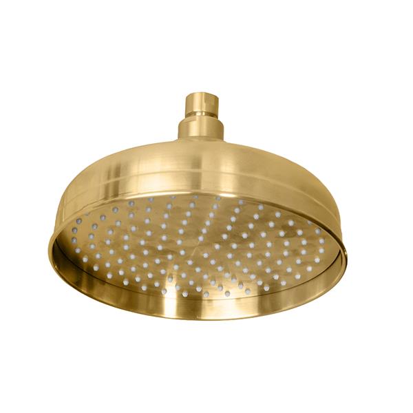 Lacava - Kubista Round Shower Head, Diameter 8 Inch