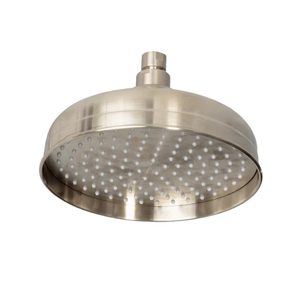 Lacava - Kubista Round Shower Head, Diameter 8 Inch
