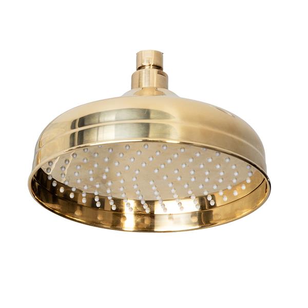 Lacava - Kubista Round Shower Head, Diameter 8 Inch