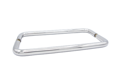 Linnea - Shower Door Pull Back to back mount: 1/2 Inch or 3/4 Inch glass.