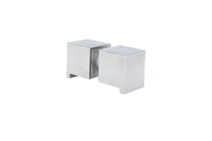 Linnea - Shower Door Pull Back to back mount: 1/2 Inch or 3/4 Inch glass.
