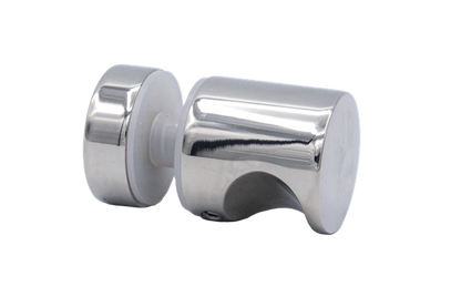Linnea - Shower Door Pull Single side mount: 1/2 Inch or 3/4 Inch glass.