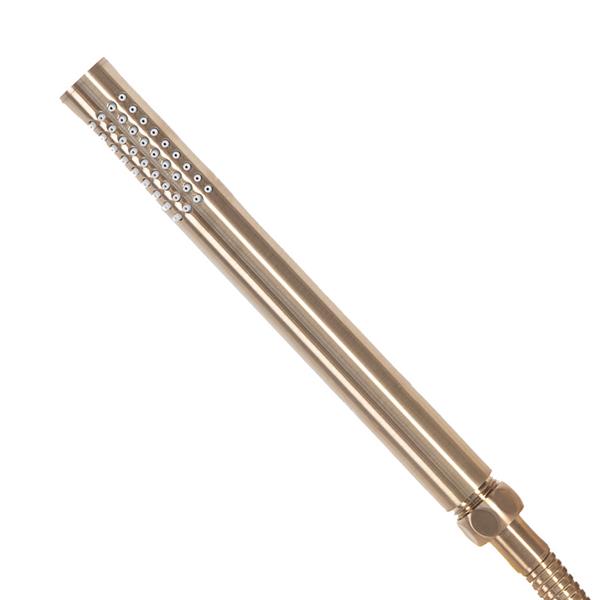 Lacava - Cigno Hand-Held Round Shower Head With 59 Inch Flexible Hose, Rain Jet.