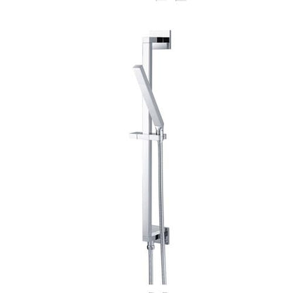 Flusso - Hand Shower Set with Slide Bar, Integrated Elbow & Hose