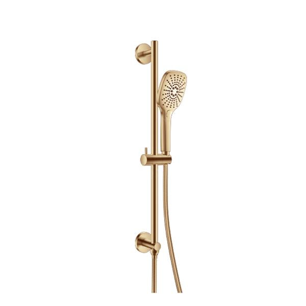 Flusso - Hand Shower Set with Slide Bar, Integrated Elbow & Hose