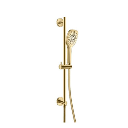Flusso - Hand Shower Set with Slide Bar, Integrated Elbow & Hose