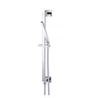 Flusso - Hand Shower Set with Slide Bar, Integrated Elbow & Hose