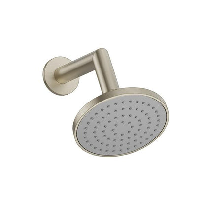 Flusso - 5 Inch Single Function Showerhead with 7 Inch Arm