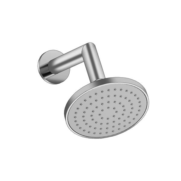 Flusso - 5 Inch Single Function Showerhead with 7 Inch Arm