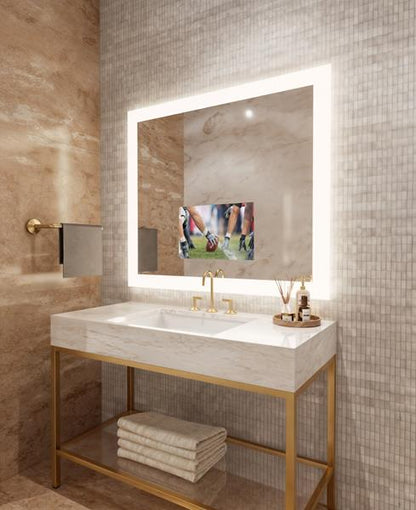 Electric Mirror - Silhouette Lighted Mirror With 21.5 Inch TV