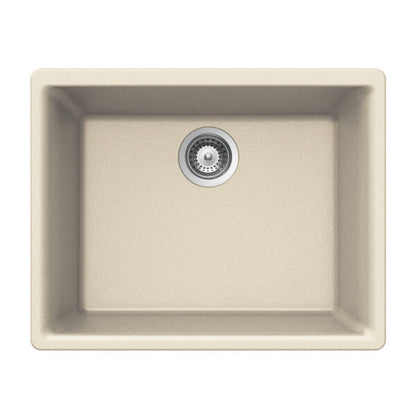 Hamat - SiOStone 24 Inch Granite Undermount Single Bowl Kitchen Sink