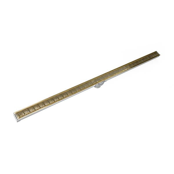 Infinity Drain - 72 Inch S-PVC Series Low Profile Complete Kit