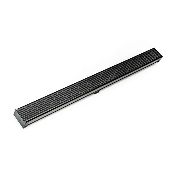 Infinity Drain - 72 Inch S-PVC Series Low Profile Complete Kit