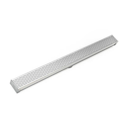 Infinity Drain - 72 Inch S-PVC Series Low Profile Complete Kit