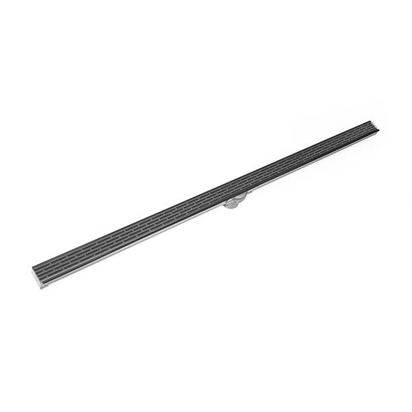 Infinity Drain - 48 Inch S-PVC Series Low Profile Complete Kit