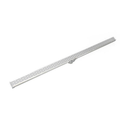 Infinity Drain - 72 Inch S-PVC Series Low Profile Complete Kit