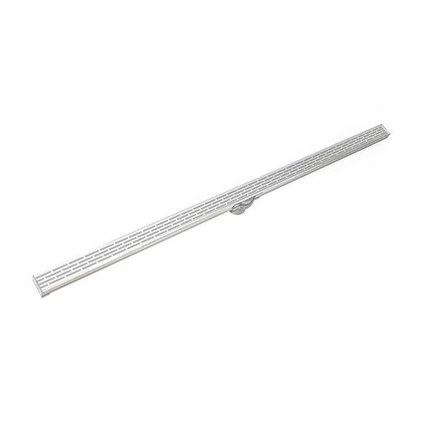Infinity Drain - 48 Inch S-PVC Series Low Profile Complete Kit