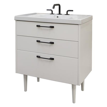 Lacava - Sofi Floor Standing Vanity With Six Drawers. K160 Cabinet Pull Included, Specify Finish