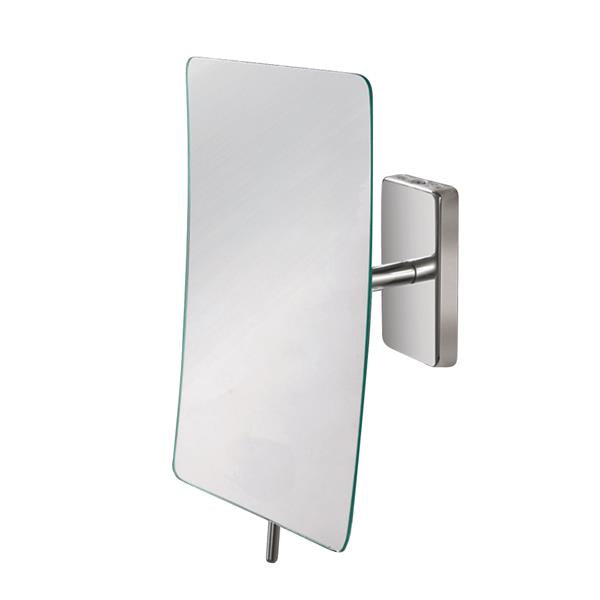 Lacava - Mega  Wall Mount 3X Magnifying Mirror, Adjustable Mirror W: 5 1/4 Inch, D:5 Inch, H: 8 1/2 Inch