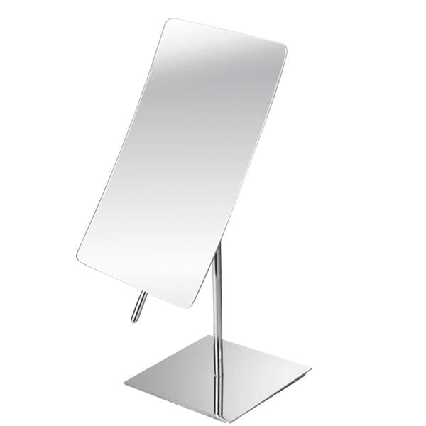 Lacava - Mega  Free Standing Rectangular 3X Magnifying Adjustable Mirror , W: 5 1/4 Inch, D: 4 1/2 Inch, H: 12 Inch