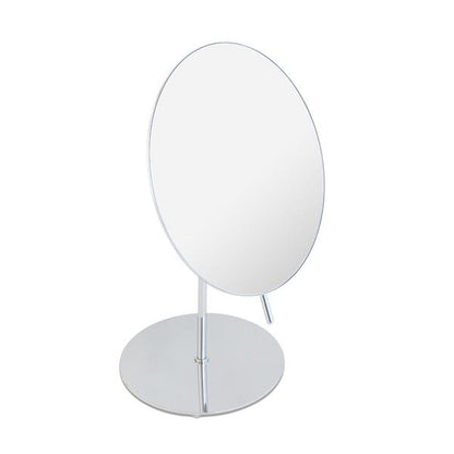 Lacava - Mega Round Free-Standing 3X Magnifying Adjustable Mirror, Diam: 8” H: 11 7/8”